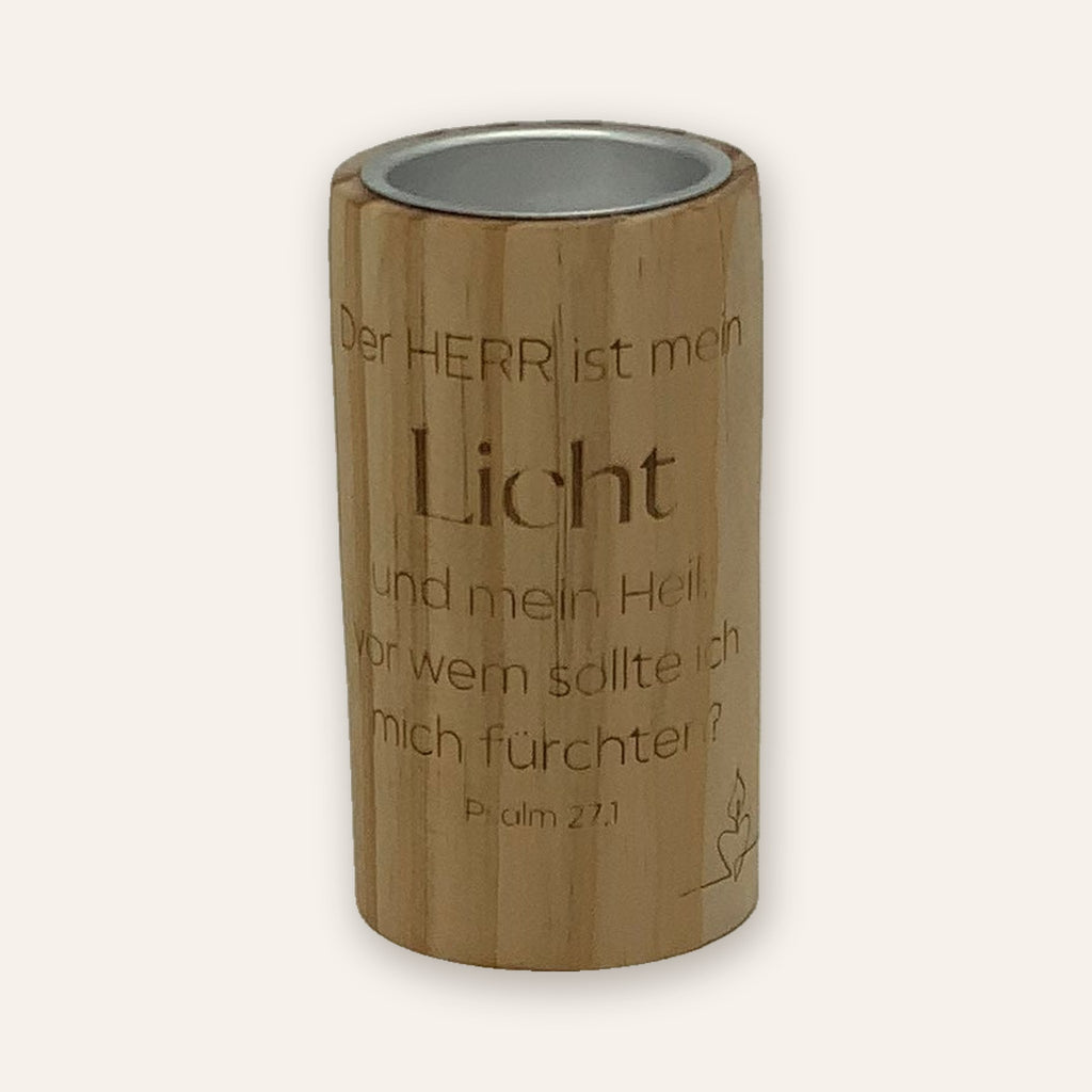 Teelichthalter mit Psalm